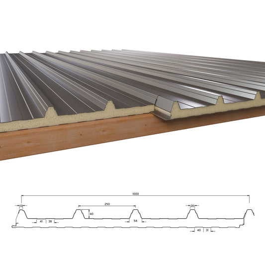 Preisgünstiger Sonderposten Sandwichdach