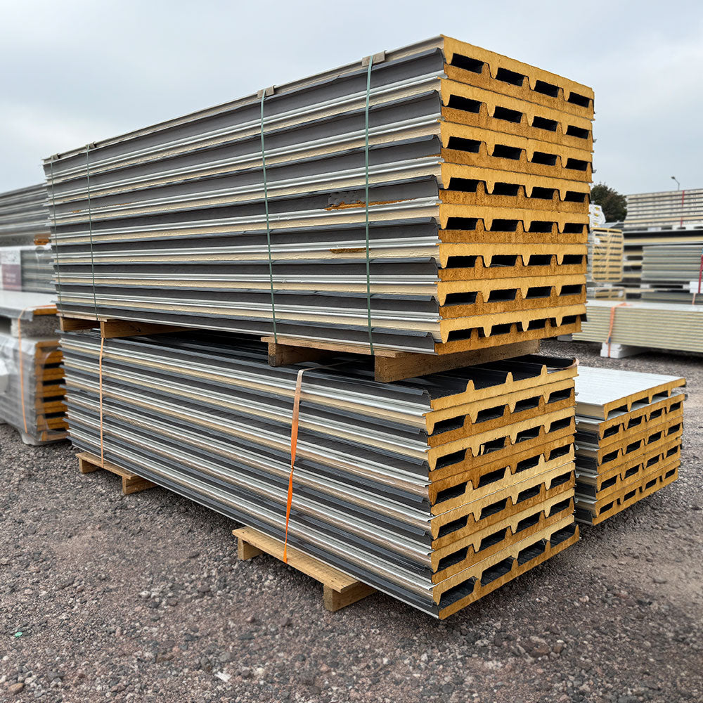 Sandwichplatten Dach 40mm in Anthrazit
