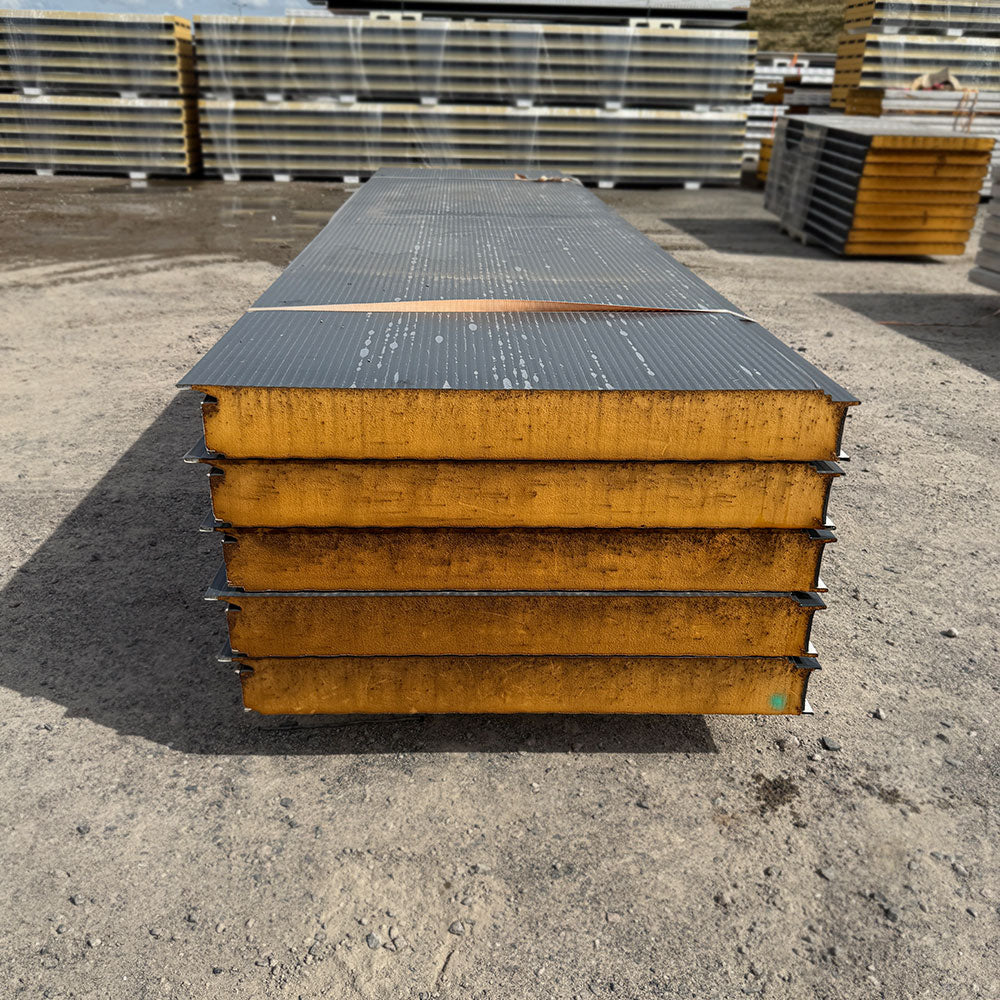 100mm Sandwichplatten Wand im Paket zu 5 Platten