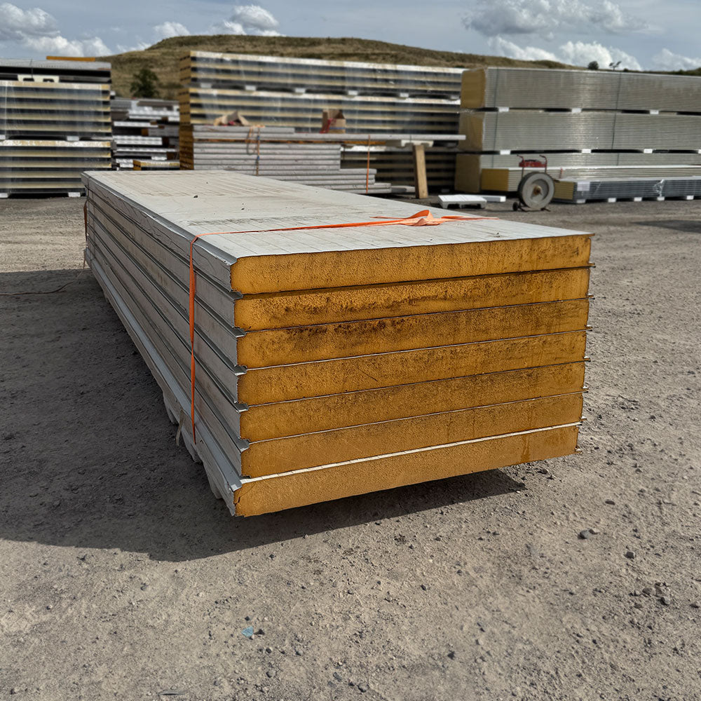 Sonderpostenpaket Sandwichplatten Wand 100m 7 Platten
