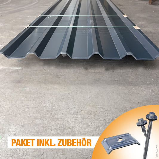 Paket #T6 Trapezblech T35 M 10 x 5,00 m