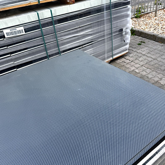 Paket #35 Sandwichplatten Wand Carbonoptik 100 mm 6 x 5m 2. Wahl